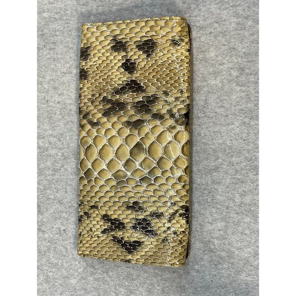 Cole Haan Taupe Envelope Snake Clutch EUC! - Picture 6 of 9